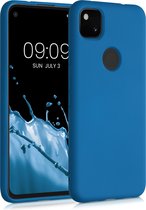 kwmobile telefoonhoesje geschikt voor Google Pixel 4a - Hoesje voor smartphone - Back cover in rifblauw