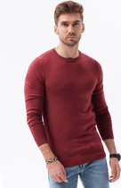 Ombre - heren sweater bordeaux-rood - E177