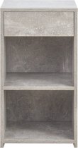 Nachtkastje - halkastje - 65 cm hoog - grijs beton kleurig