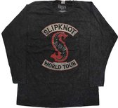 Slipknot Longsleeve shirt -L- Patched Up Zwart