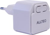 Wifi repeater - Wifi versterker - Access point - RJ45 - Stopcontact wifi extender - Wit - Allteq