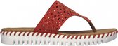 Skechers Sepulveda Larkspur slippers rood - Maat 39