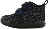 Klittenbandschoenen | Meisjes | Blue Dots | Leer | Shoesme | Maat 23