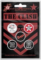 The Clash - London Calling Badge/button - Set van 5 - Multicolours