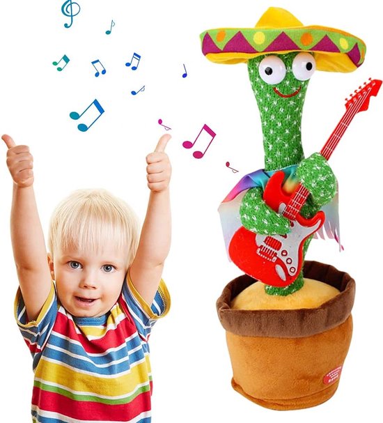 Cactus dansant - Jouet en peluche Cactus pour bébé et adulte, haut