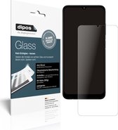 dipos I 2x Pantserfolie mat compatibel met Samsung Galaxy A03s Beschermfolie 9H screen-protector (expres kleiner dan het glas omdat het gebogen is)