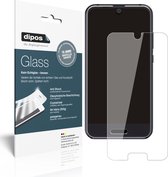 dipos I 2x Pantserfolie helder compatibel met Sharp Aquos R Compact Beschermfolie 9H screen-protector (expres kleiner dan het glas omdat het gebogen is)