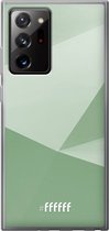 6F hoesje - geschikt voor Samsung Galaxy Note 20 Ultra -  Transparant TPU Case - Fresh Geometric #ffffff