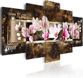 Schilderij - The dream of a magnolia.