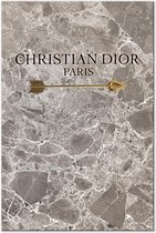 Schilderij - Christian Dior (1 Part) Vertical.