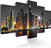 Schilderij - Desertic City.