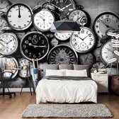 Fotobehang - Retro Clocks.