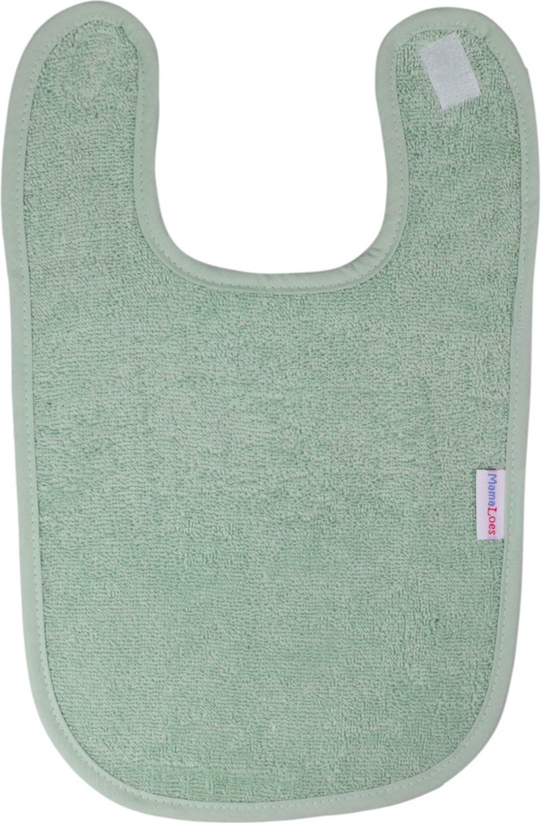 Goedkoopste MamaLoes Uni Slab - 1 stuk - Badstof - Stone Green