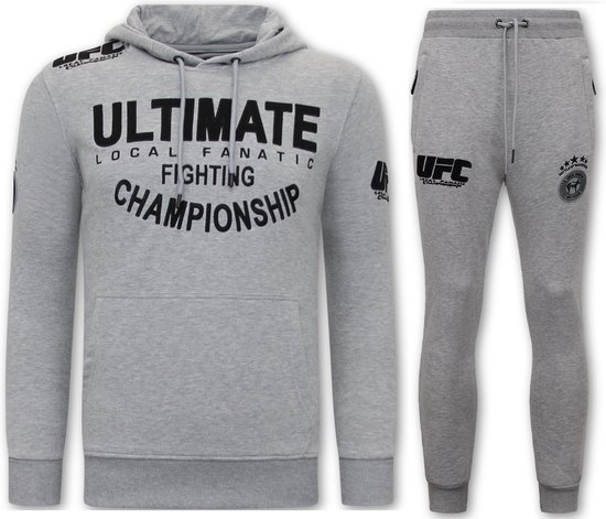 Foto: Exclusieve heren trainingspak ultimate fighting championship grijs