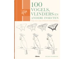 Omslag van 100 vogels, vlinders en andere insecten