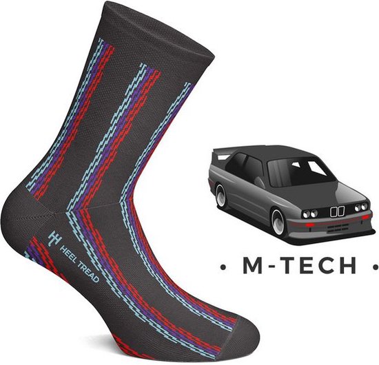 Foto: Heel tread m tech mpower sokken bmw m power m3 m5 fun sokken auto sokken maat 41 46