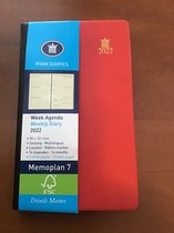 Ryam Week zak Agenda2022 Memoplan 7 zes talig  14 maanden  90x151 mm