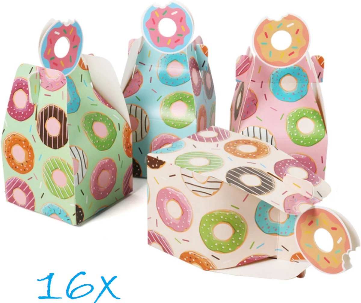 Donut doosjes (16 st.)