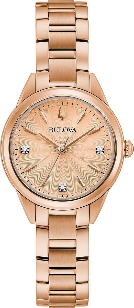 Bulova Sutton 97P151 Horloge - Staal - Rosékleurig - Ø 27 mm