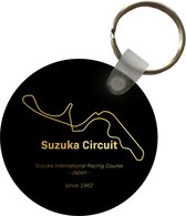 Sleutelhanger - Suzuka - F1 - Circuit - Plastic - Rond - Uitdeelcadeautjes