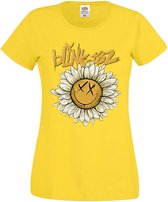 Blink182 Dames Tshirt -S- Sunflower Geel