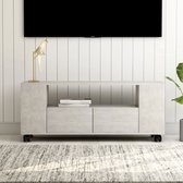 Decoways - Tv-meubel 120x35x43 cm spaanplaat betongrijs