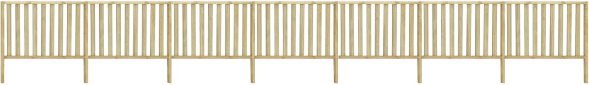 Decoways - Hek 12,38x1,7 m geïmpregneerd grenenhout