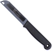 Solingen Schilmesje - RVS Glad - 18,5 cm met "Blade Cover" - Zwart