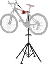 ACAZA Fietsstandaards - Fiets Standaard Fiets Montagestandaard - Montagestandaard Fiets - 360° draaibaar - Zwart - Uitschuifbaar 114 - 193 cm