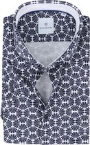 Blue Industry - Overhemd Short Sleeve Navy - 41 - Heren - Slim-fit
