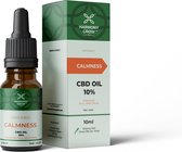 Harmony Grow™ - CALMNESS - 10% procent CBD olie -  Full Spectrum - 10ml - 1000mg CBD (Premium farmaceutische kwaliteit, BIO & VEGAN van eigen hennepkwekerij)