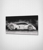 Concept Car Canvas- 100 x 60 cm - Auto - Schilderij - Canvas - Slaapkamer - Wanddecoratie  - Slaapkamer - Foto op canvas