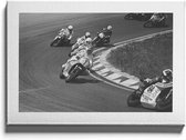 Walljar - Motorraces Zandvoort '77 - Muurdecoratie - Canvas schilderij
