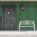Tuinmeubelset: 102 cm Rose Bank in Wit | Weerbestendig