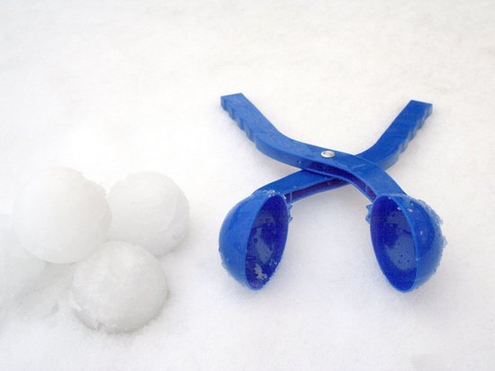 Pince à boules de neige - Faire des boules de neige - jouets d'hiver - 37  cm - Boules