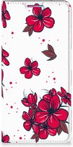 Smartphone Hoesje Motorola Moto G60s Mobiel Cover Blossom Red