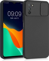 kwmobile Hoesje voor Xiaomi Poco M3 - Telefoonhoesje met camerabescherming - Smartphone hoesje in zwart