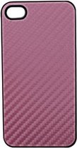 Apple iPhone 4/4s Hoesje - Xccess - Woven Serie - Hard Kunststof Backcover - Roze - Hoesje Geschikt Voor Apple iPhone 4/4s