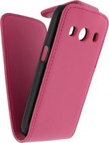 Samsung Galaxy Ace 4 Hoesje - Xccess - Serie - Kunstlederen Flipcase - Roze - Hoesje Geschikt Voor Samsung Galaxy Ace 4