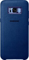 Samsung Galaxy S8+ Hoesje - Alcantara Cover - Blauw