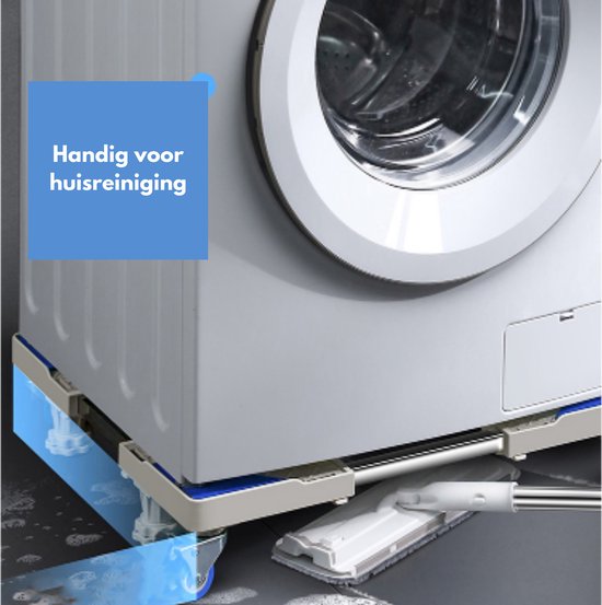 SSEHCWAN Wasmachine en droger stands, wasmachine stand base verstelbare apparaat basis Max belasting 720 lbs/350 kg voetstuk voor wasmachine drogers koelkast, verhogen 9,4-10,6 inch 24-27cm hoogte