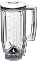 Bosch blenderopzetstuk MUZ5MX1, inhoud 1,25 liter, kunststof, mengt shakes of cocktails, vaatwasmachinebestendig, geschikt voor MUM5 en MUM Series 2 keukenmachine