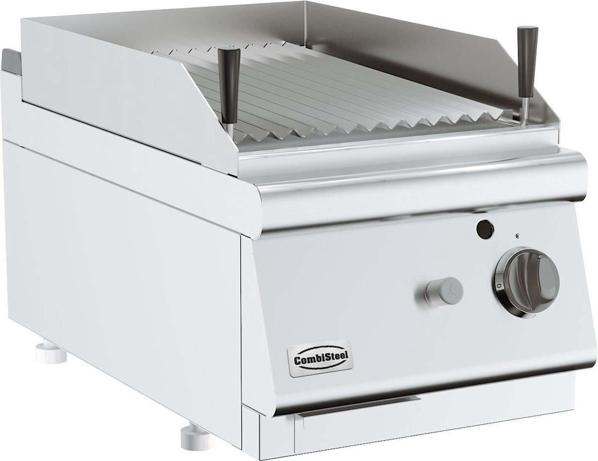 CombiSteel Base 700 Lavasteengrill Gas Enkel Tafelmodel 7178.0275 - Horeca