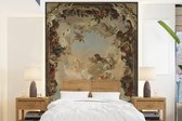 Papier peint vinyle - Allégorie des planètes et des continents - Peinture de Giovanni Battista Tiepolo largeur 175 cm x hauteur 240 cm - Tirage photo sur papier peint (disponible en 7 tailles)