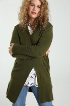 Paprika Dames Halflange cardigan met zakken - Trui - Maat 50