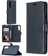 LuxeBass Hoesje geschikt voor OnePlus Nord - Bookcase Zwart - portemonnee hoesje - telefoonhoes - gsm hoes - telefoonhoesjes