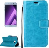 LuxeBass Hoesje geschikt voor Samsung Galaxy A5 (2017) / A520 hoesje book case turquoise - bookcase - boekhoesje - book case - boek hoesje