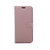 LuxeBass Telefoon Wallet Bookcase voor Samsung Galaxy M31S - Portemonnee telefoonhoesje voor Bankpassen - Kunstleer - Siliconen Houder - Magnetische sluiten- Rose goud - bookcase -