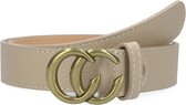 Notre-V Cecile Classic Riemen - Taupe - Maat 85