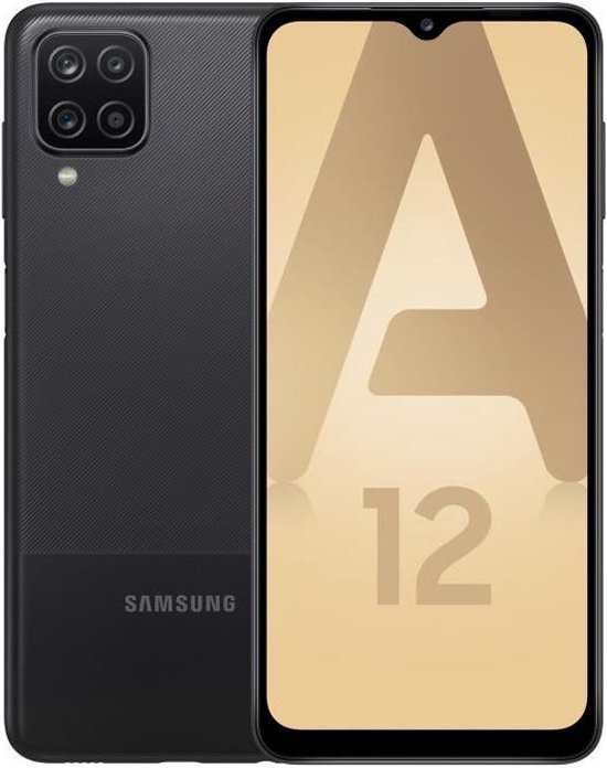 Samsung Galaxy A12 SM-A127F 16,5 cm (6.5") Dual SIM 4G USB Type-C 4 GB 64 GB 5000 mAh Zwart